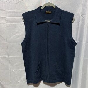 Alpacalinda 100% Baby Alpaca Zip Front Vest EUC